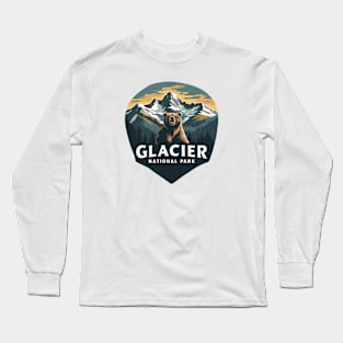 Bear - Glacier National Park Long Sleeve T-Shirt